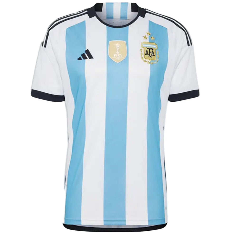 ARGENTINA AUTHENTIC PLAYER'S VERSION HOME KIT 2022 WORLD CUP "3 ESTRELLAS"