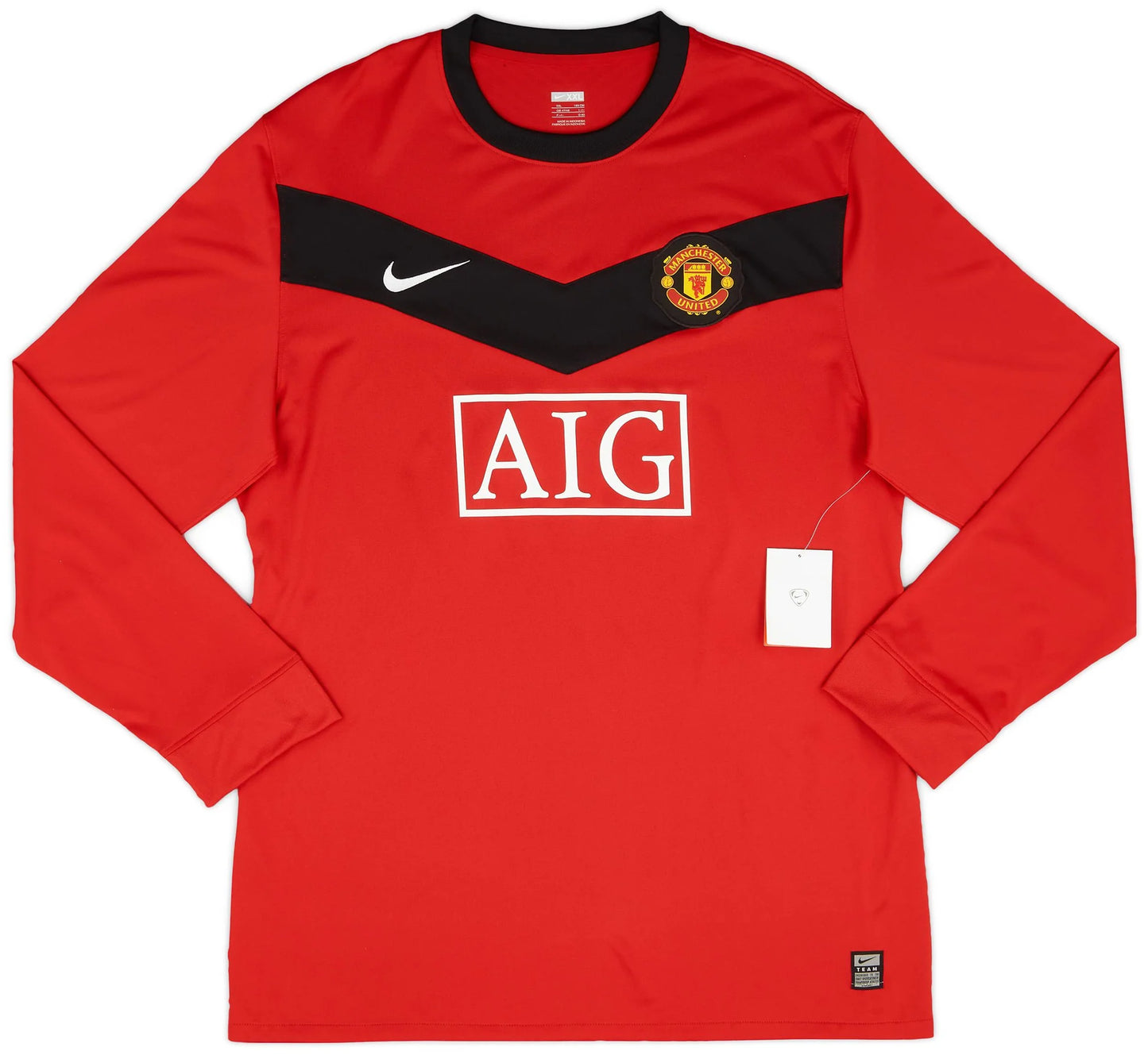 MANCHESTER UNITED 09-10 HOME JERSEY - LONG SLEEVE