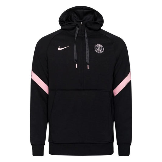 PSG 1/4 ZIP BLACK AND PINK